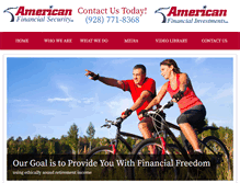 Tablet Screenshot of americanfinancialsecurity.net